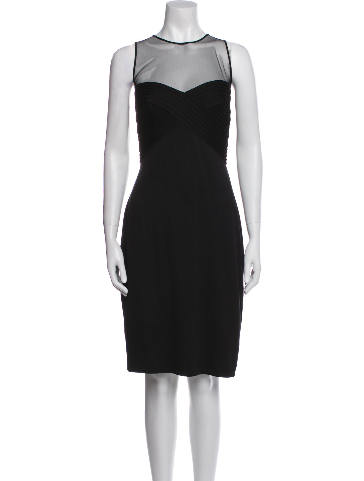 Tadashi Shoji Crew Neck Knee-Length Dress