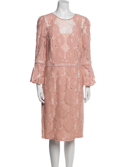 Tadashi Shoji Lace Pattern Knee-Length Dress