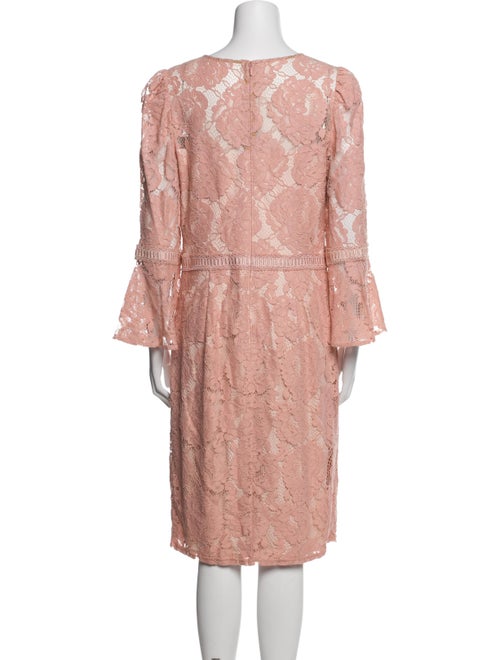 Tadashi Shoji Lace Pattern Knee-Length Dress
