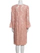 Tadashi Shoji Lace Pattern Knee-Length Dress