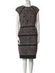 Tadashi Shoji Lace Pattern Knee-Length Dress