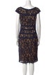 Tadashi Shoji Lace Pattern Knee-Length Dress