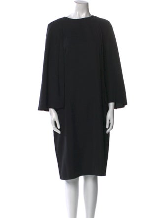 Tadashi Shoji Bateau Neckline Midi Length Dress