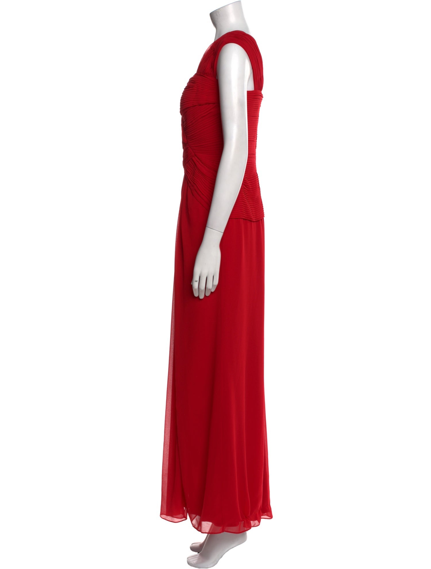 Tadashi Shoji Square Neckline Long Dress