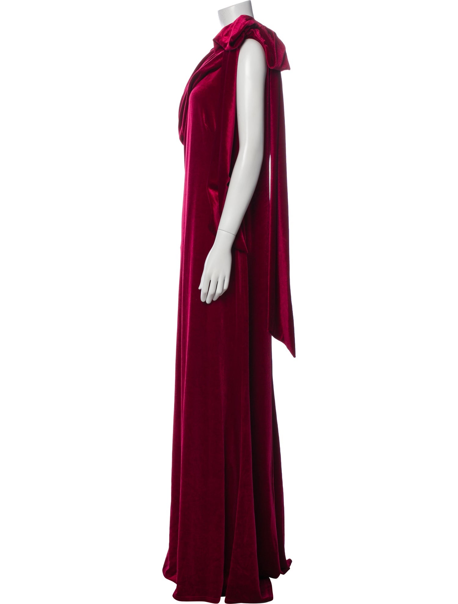 Tadashi Shoji One-Shoulder Long Dress