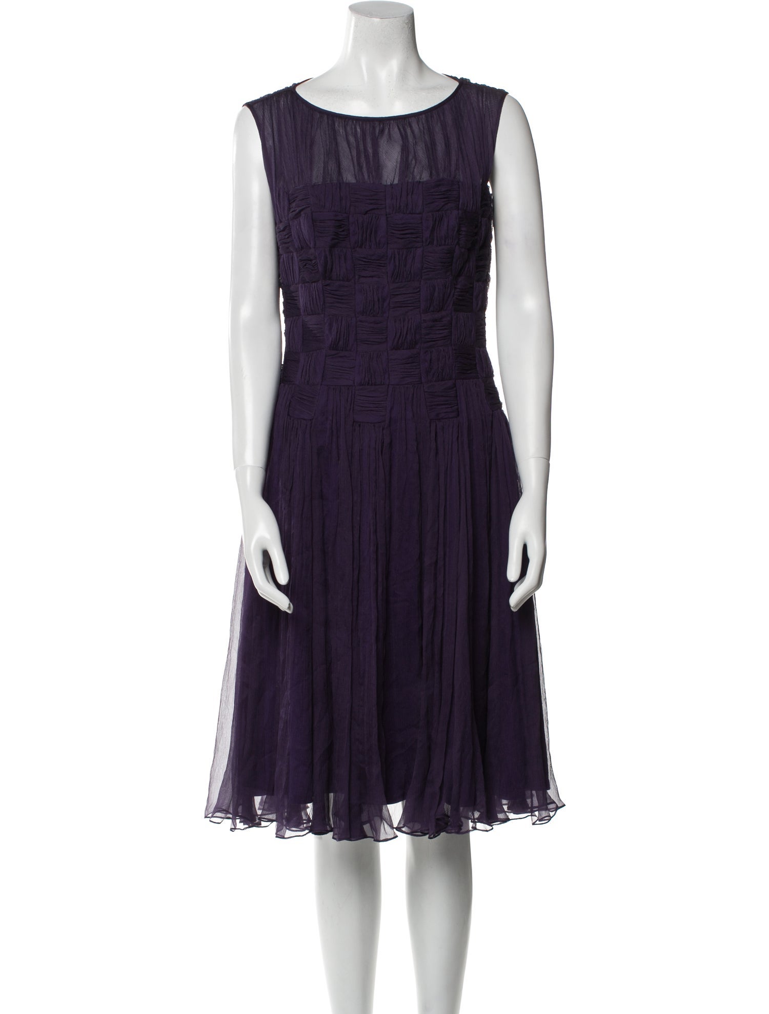 Tadashi Shoji Silk Knee-Length Dress