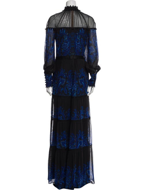 Tadashi Shoji Lace Pattern Long Dress