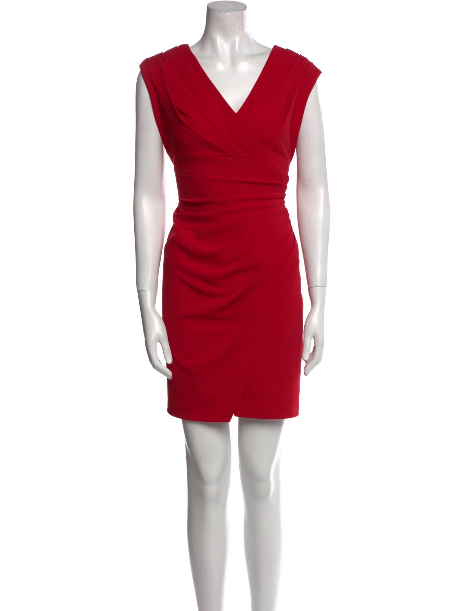Tadashi Shoji V-Neck Mini Dress
