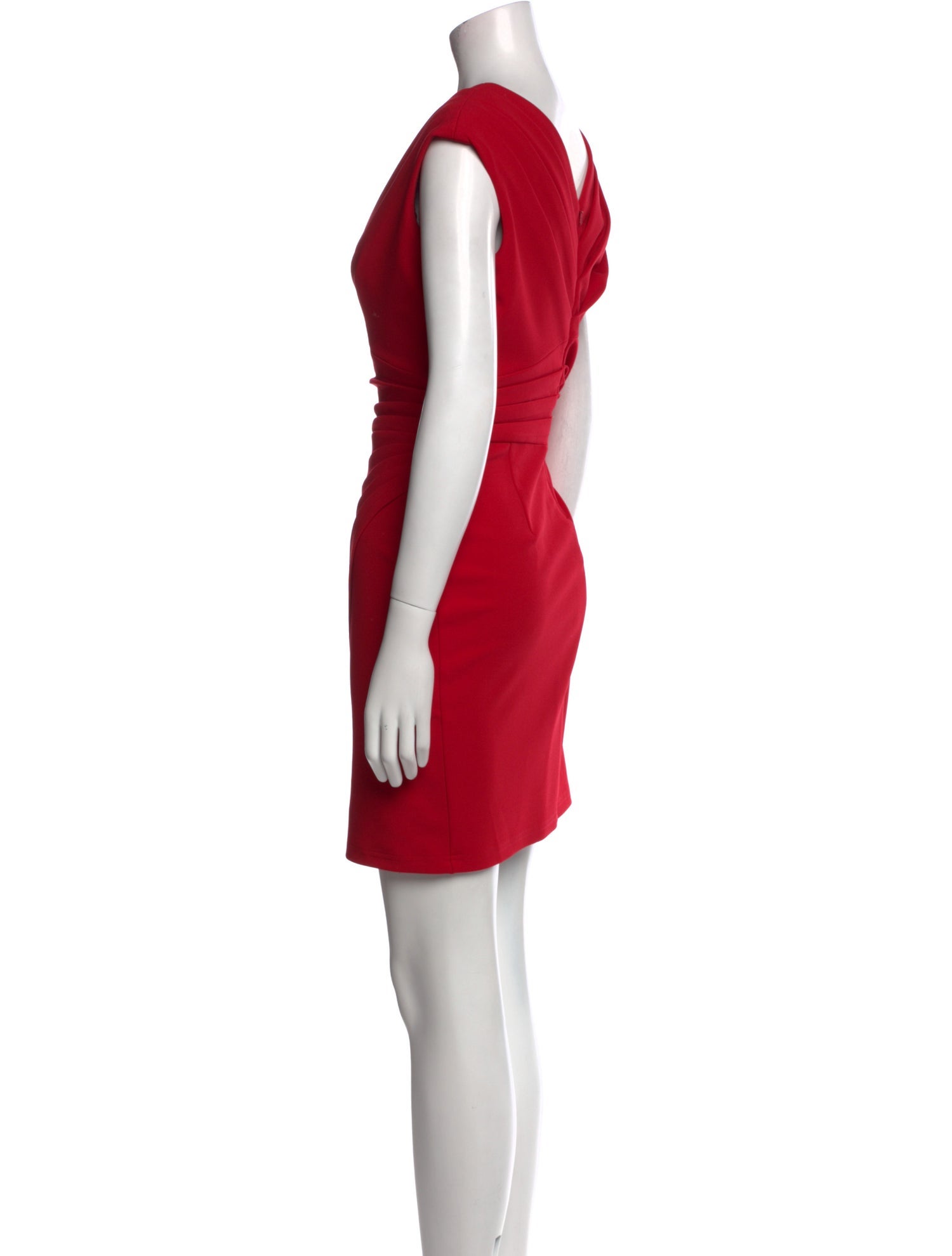 Tadashi Shoji V-Neck Mini Dress