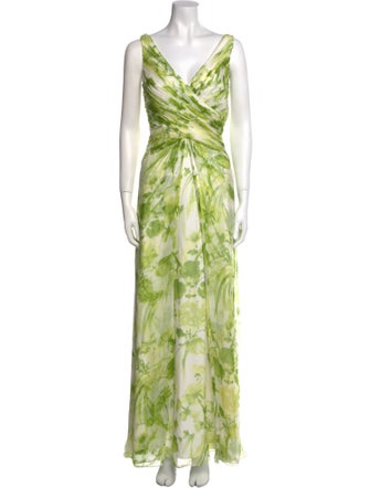 Tadashi Shoji Silk Long Dress