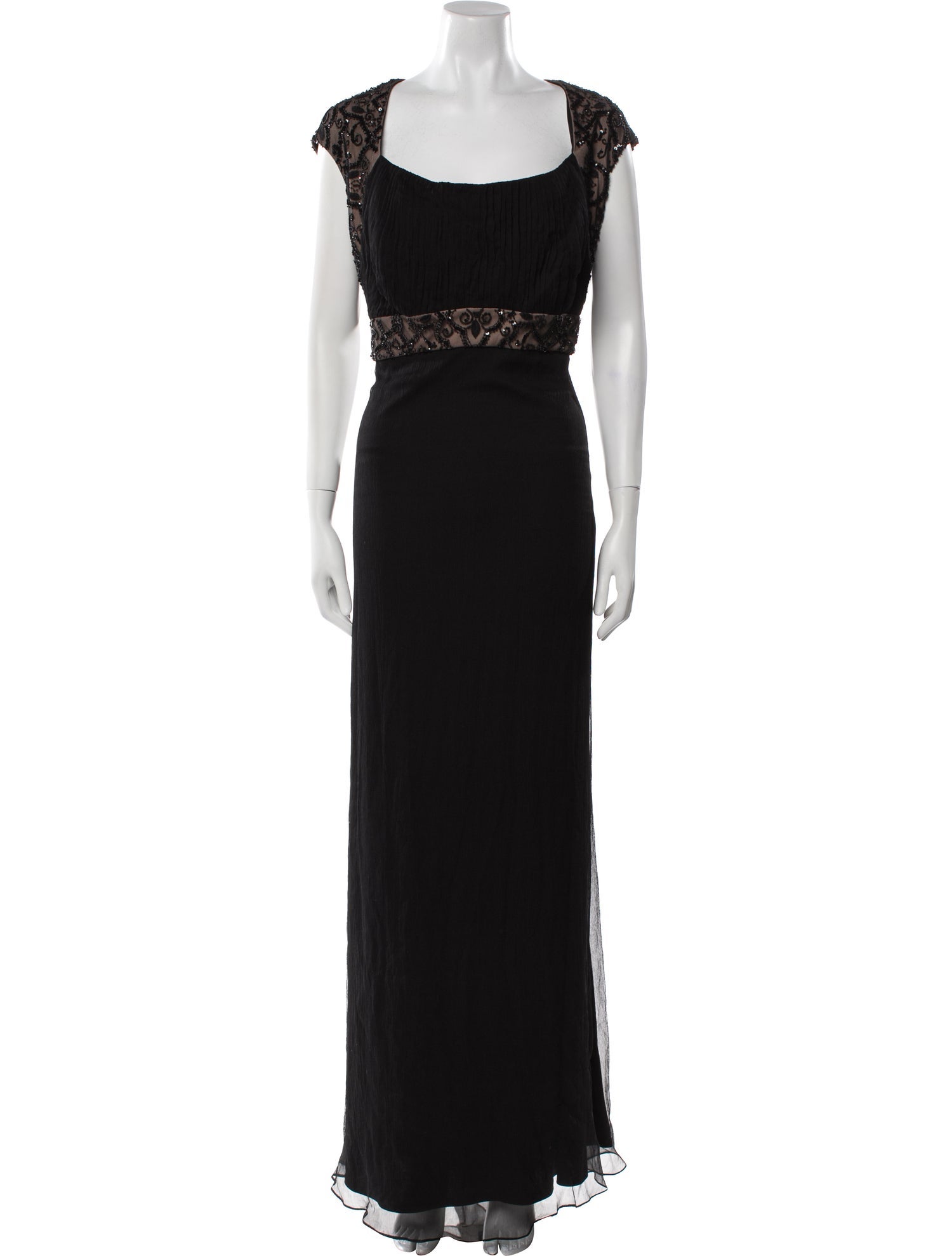 Tadashi Shoji Silk Long Dress w/ Tags