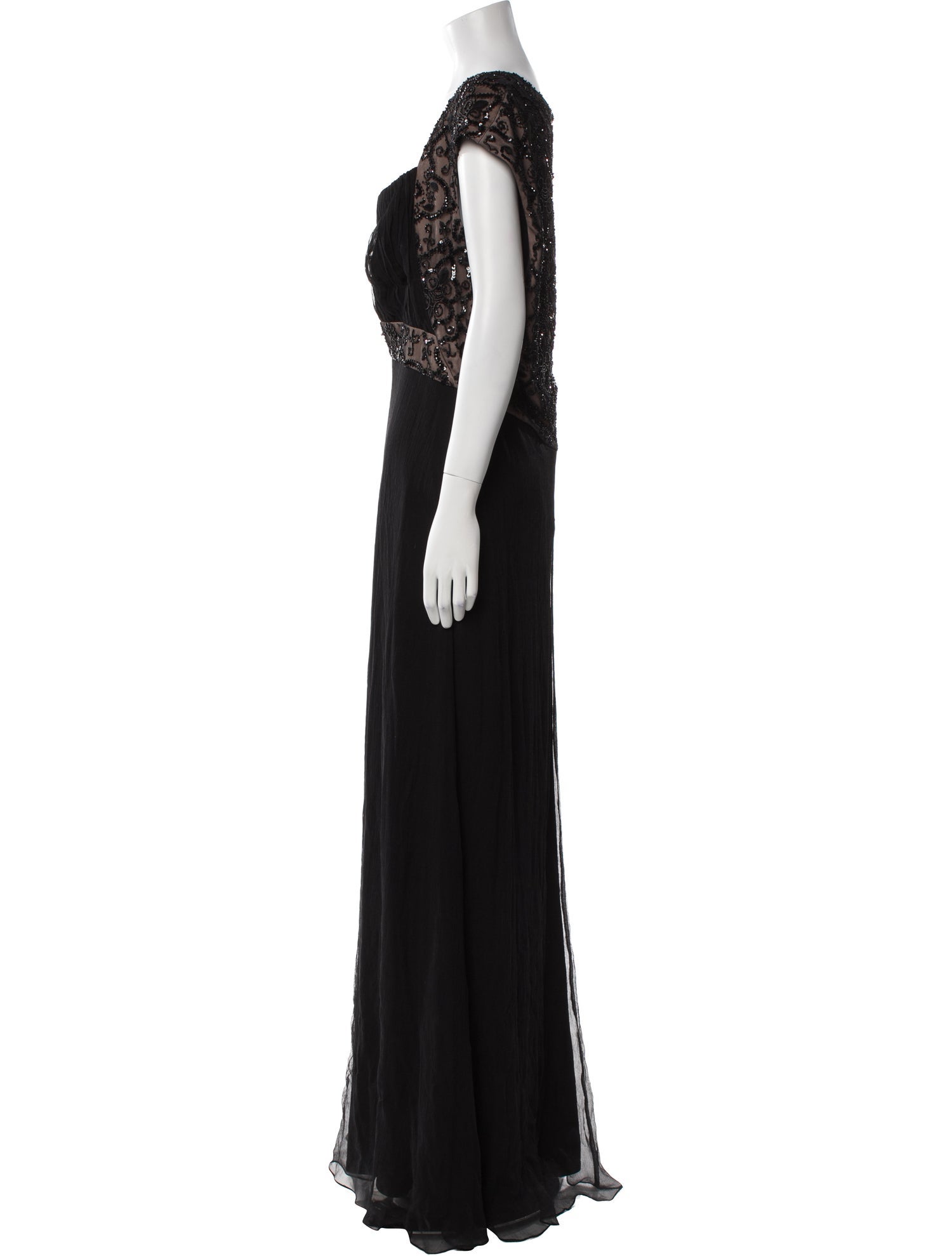 Tadashi Shoji Silk Long Dress w/ Tags