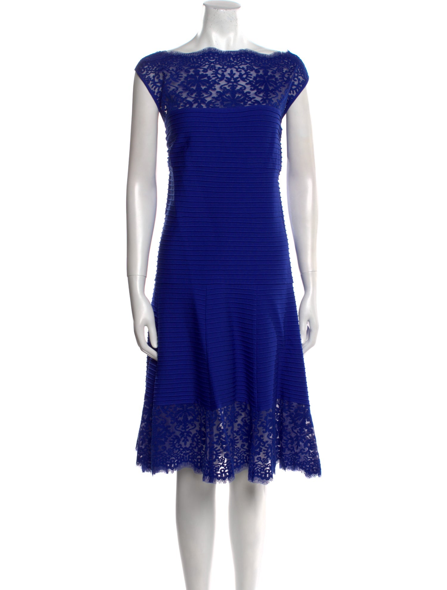 Tadashi Shoji Bateau Neckline Knee-Length Dress w/ Tags