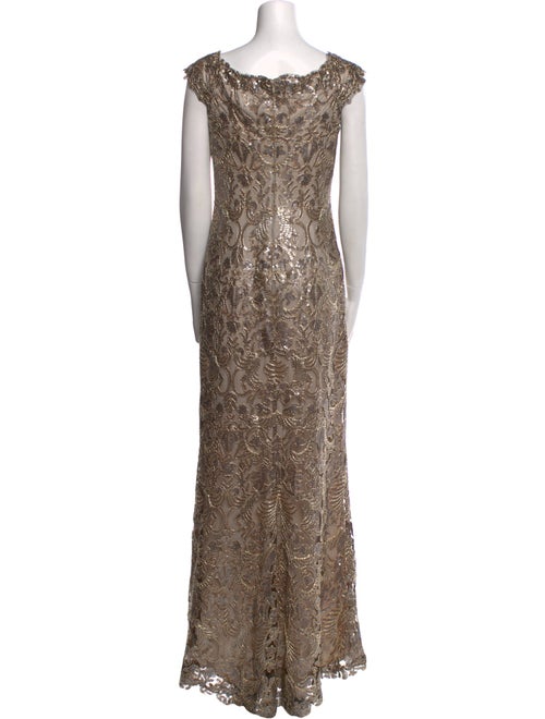 Tadashi Shoji Lace Pattern Long Dress