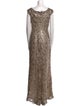 Tadashi Shoji Lace Pattern Long Dress
