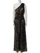 Tadashi Shoji Lace Pattern Long Dress