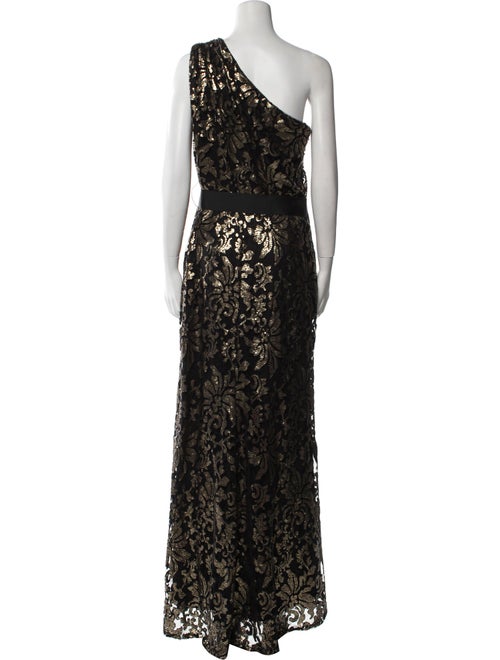 Tadashi Shoji Lace Pattern Long Dress