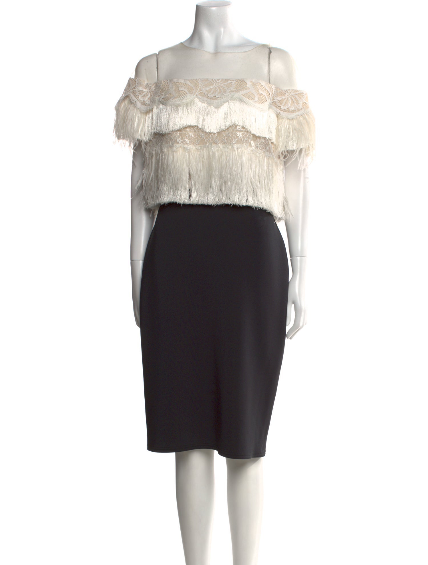 Tadashi Shoji Colorblock Pattern Mini Dress