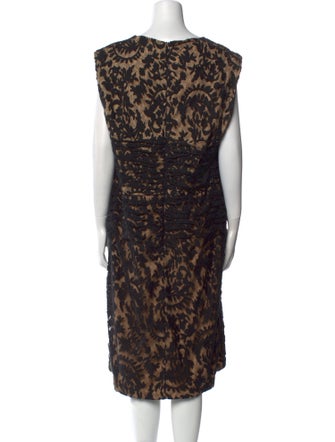 Tadashi Shoji Printed Midi Length Dress