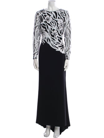 Tadashi Shoji Printed Long Dress