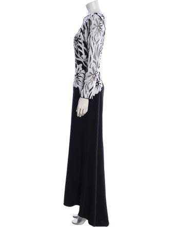 Tadashi Shoji Printed Long Dress