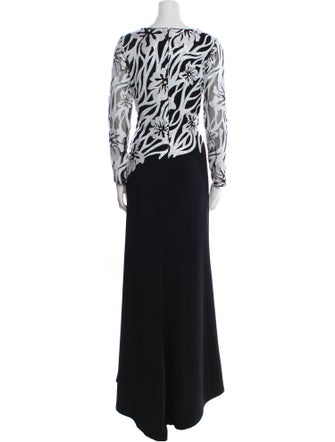 Tadashi Shoji Printed Long Dress