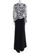 Tadashi Shoji Printed Long Dress