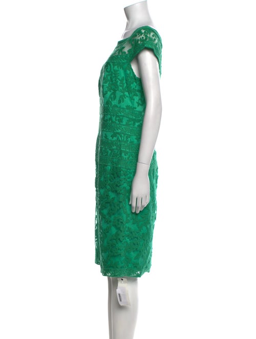 Tadashi Shoji Lace Pattern Knee-Length Dress