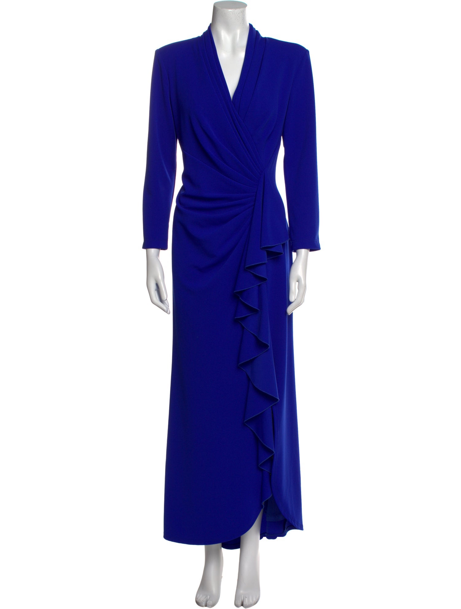 Tadashi Shoji V-Neck Long Dress