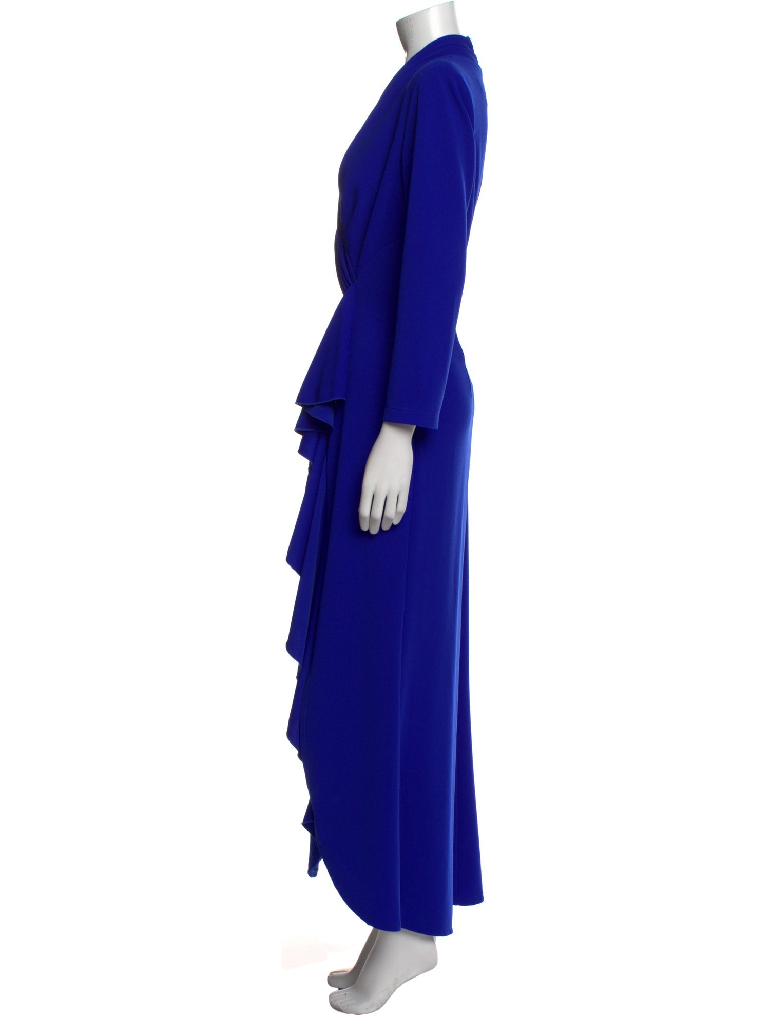 Tadashi Shoji V-Neck Long Dress