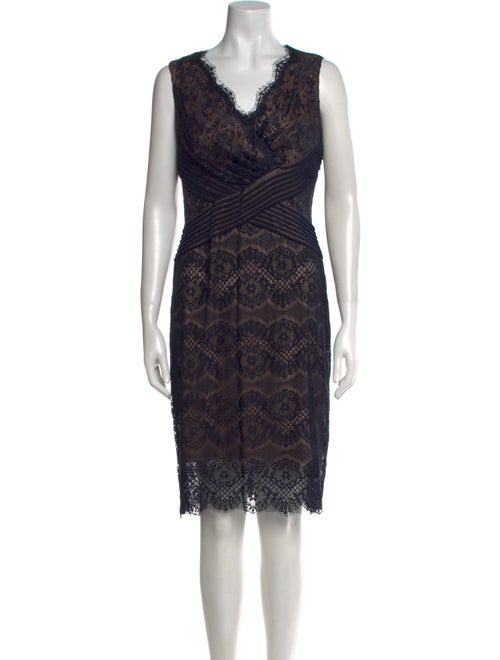 Tadashi Shoji Lace Pattern Knee-Length Dress