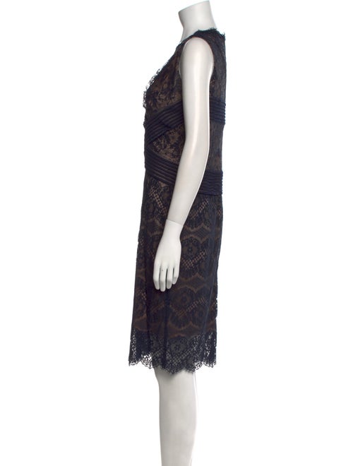 Tadashi Shoji Lace Pattern Knee-Length Dress