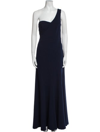 Tadashi Shoji One-Shoulder Long Dress