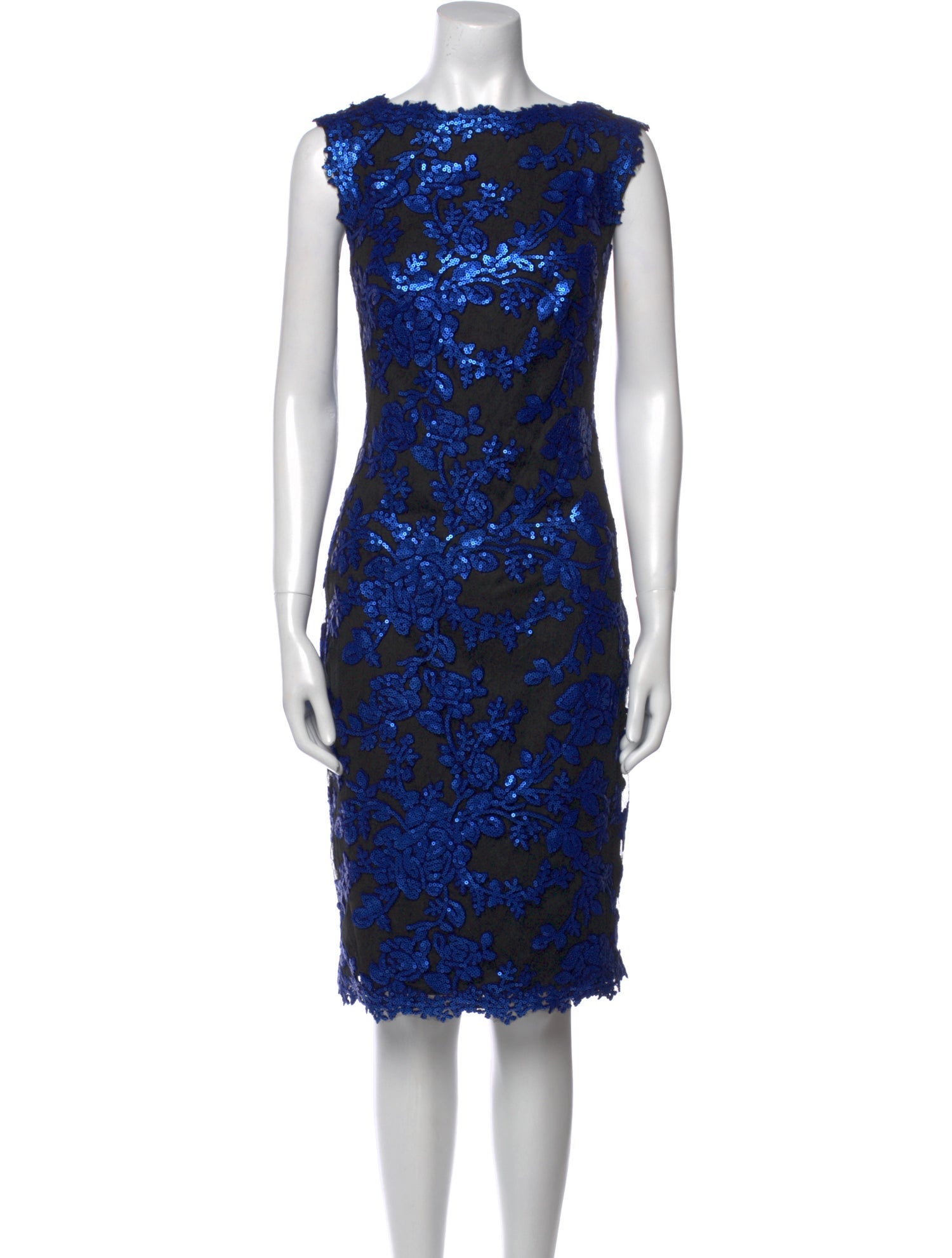 Tadashi Shoji Lace Pattern Knee-Length Dress