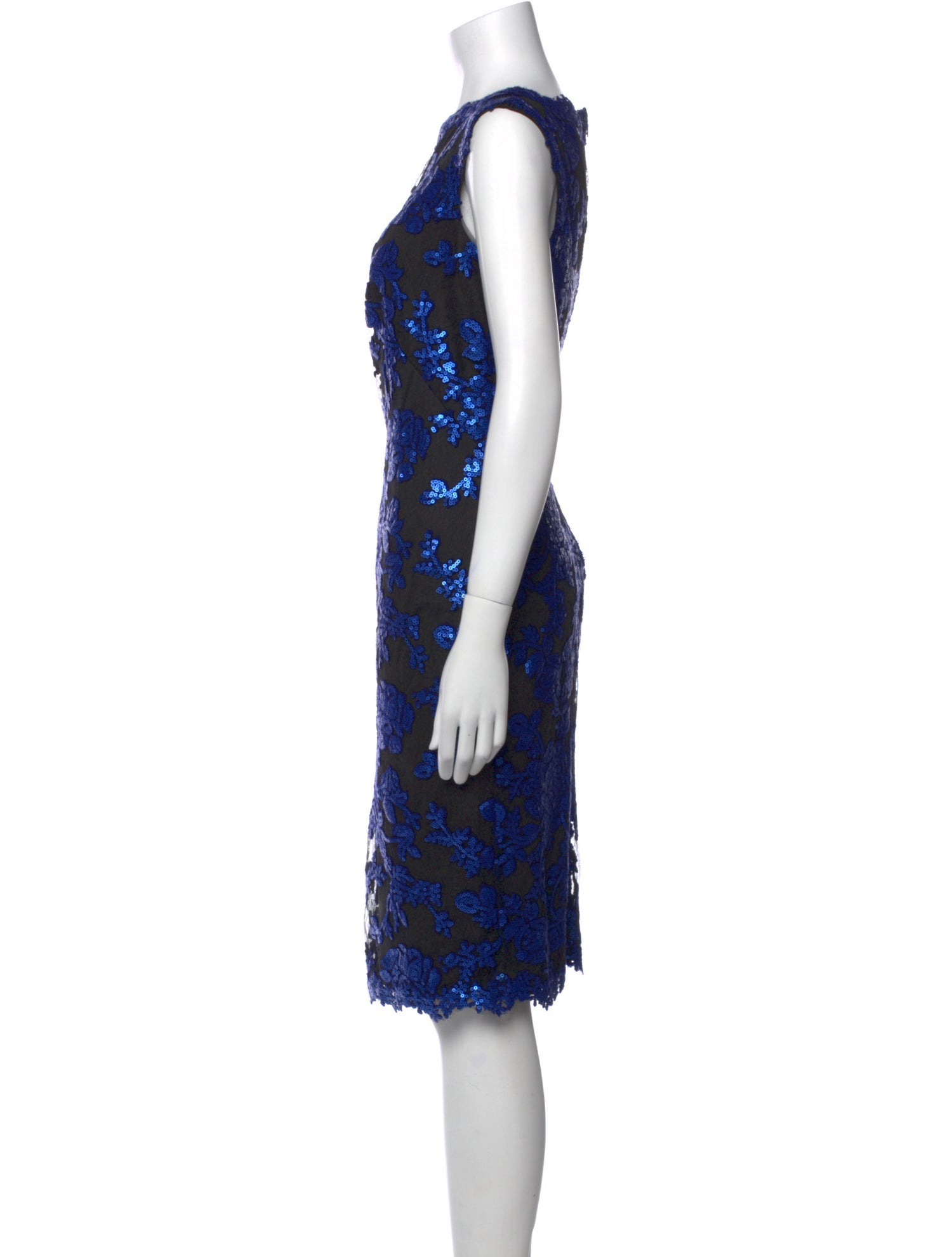 Tadashi Shoji Lace Pattern Knee-Length Dress