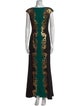 Tadashi Shoji Lace Pattern Long Dress