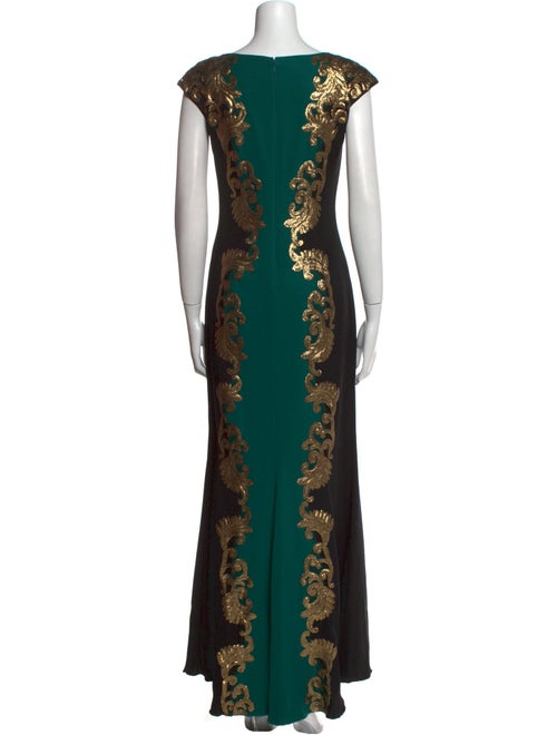 Tadashi Shoji Lace Pattern Long Dress