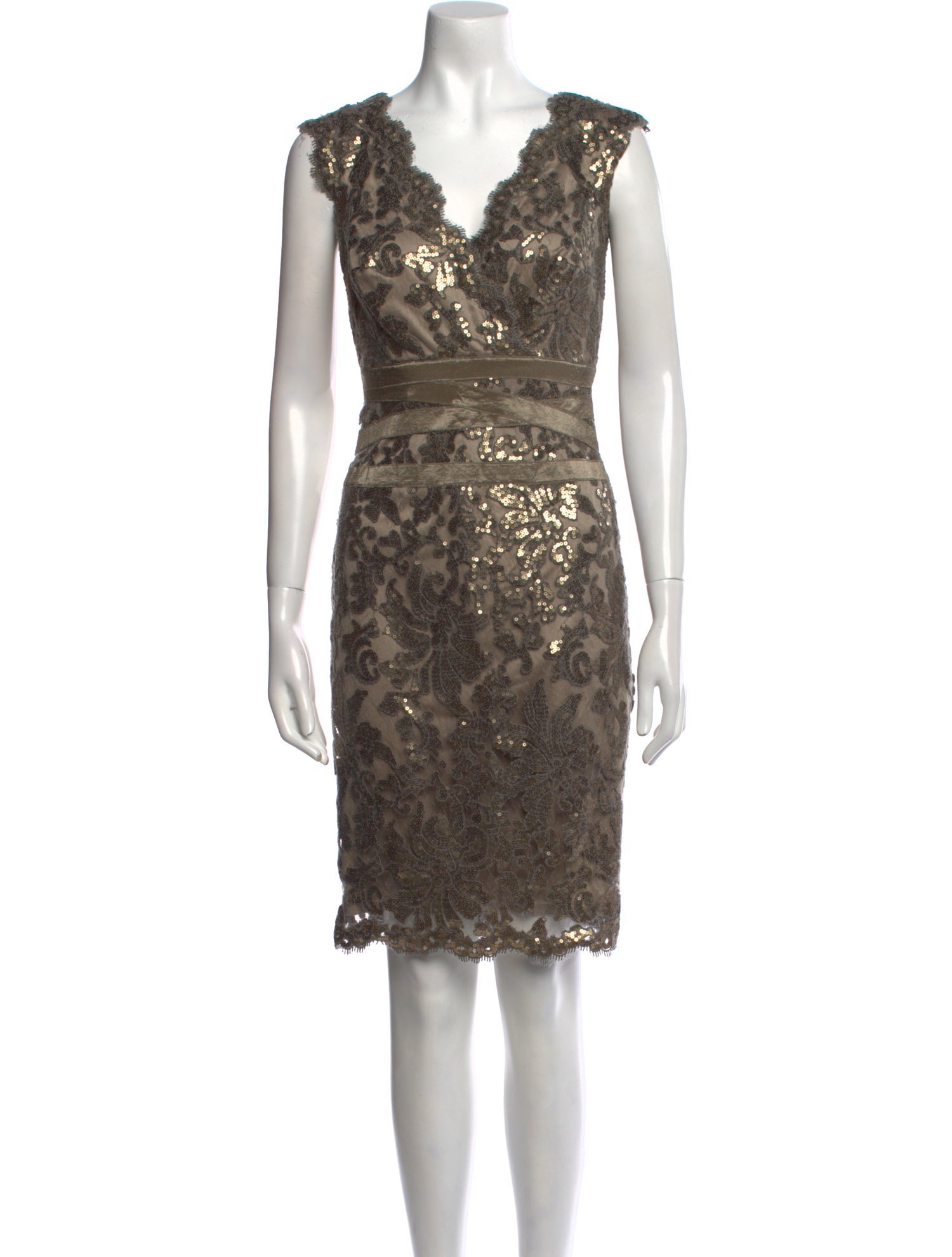 Tadashi Shoji Patterned Knee-Length Dress
