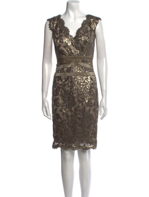 Tadashi Shoji Patterned Knee-Length Dress