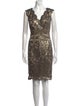 Tadashi Shoji Patterned Knee-Length Dress