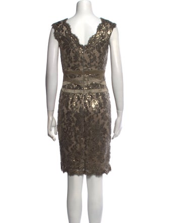 Tadashi Shoji Patterned Knee-Length Dress