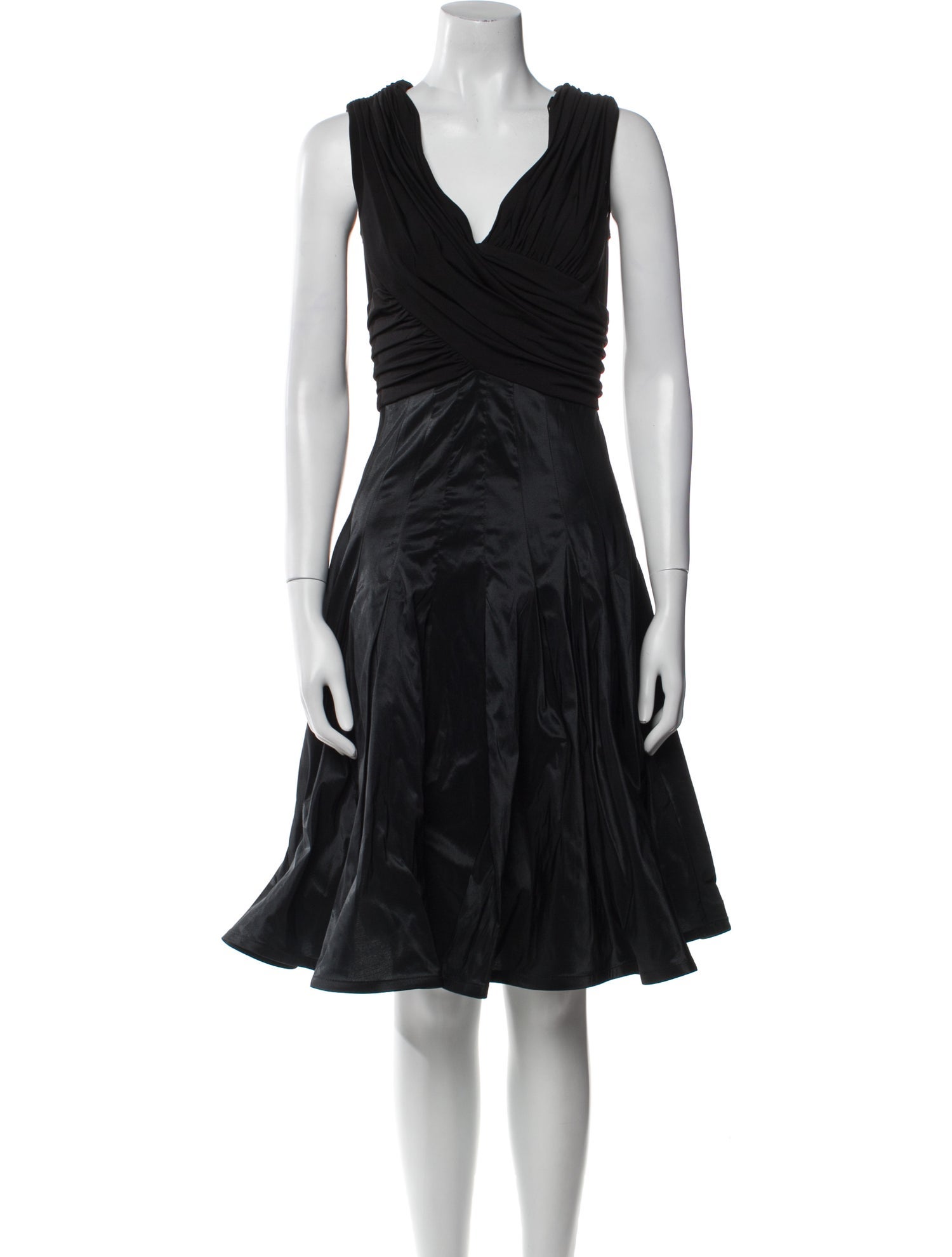 Tadashi Shoji V-Neck Knee-Length Dress w/ Tags