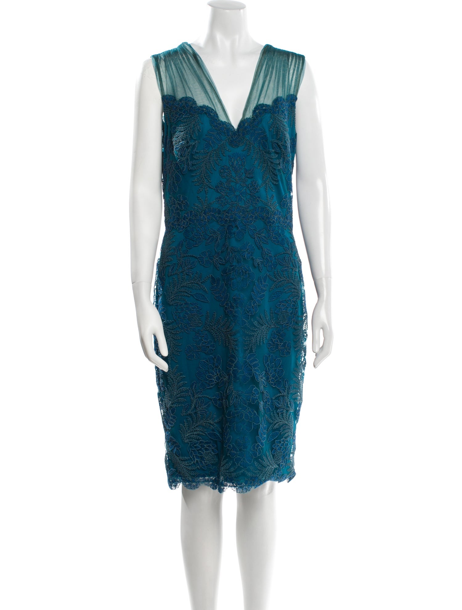 Tadashi Shoji Lace Pattern Knee-Length Dress w/ Tags
