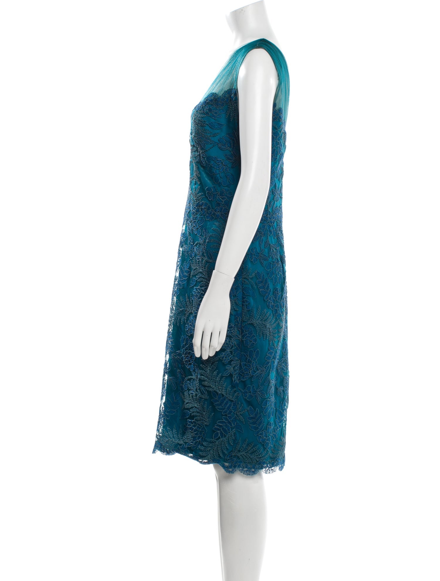 Tadashi Shoji Lace Pattern Knee-Length Dress w/ Tags