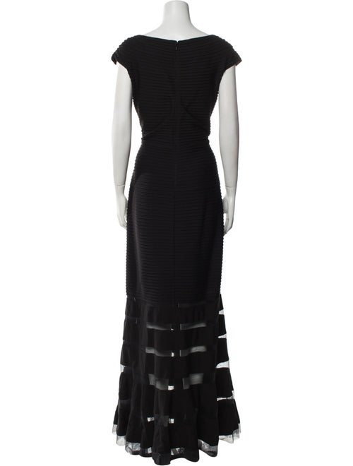 Tadashi Shoji V-Neck Long Dress