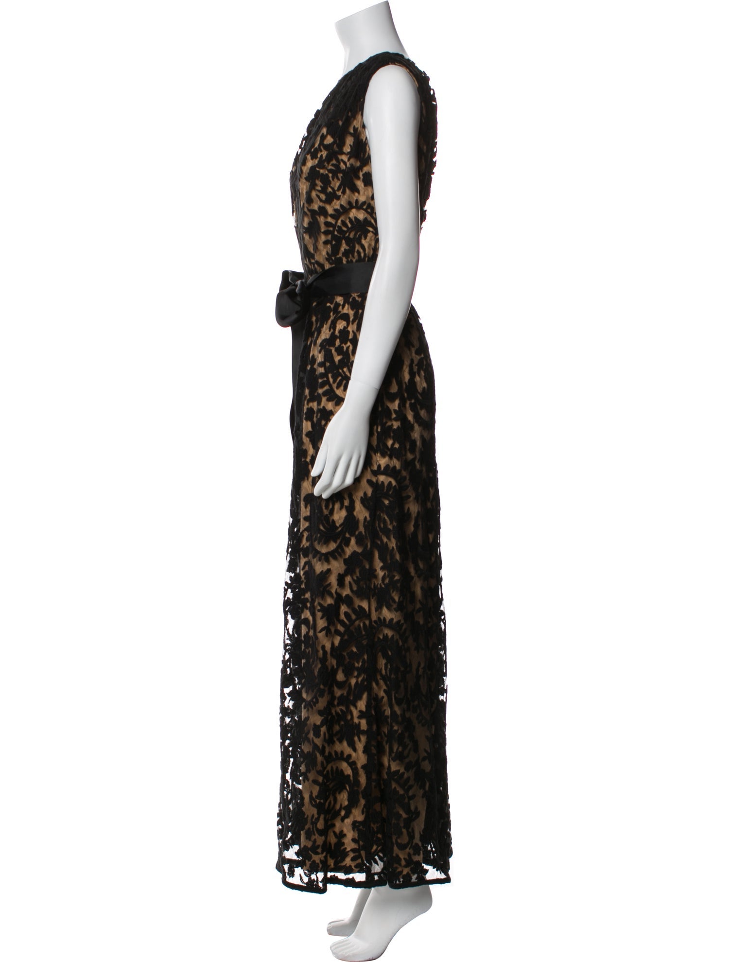 Tadashi Shoji Animal Print Long Dress
