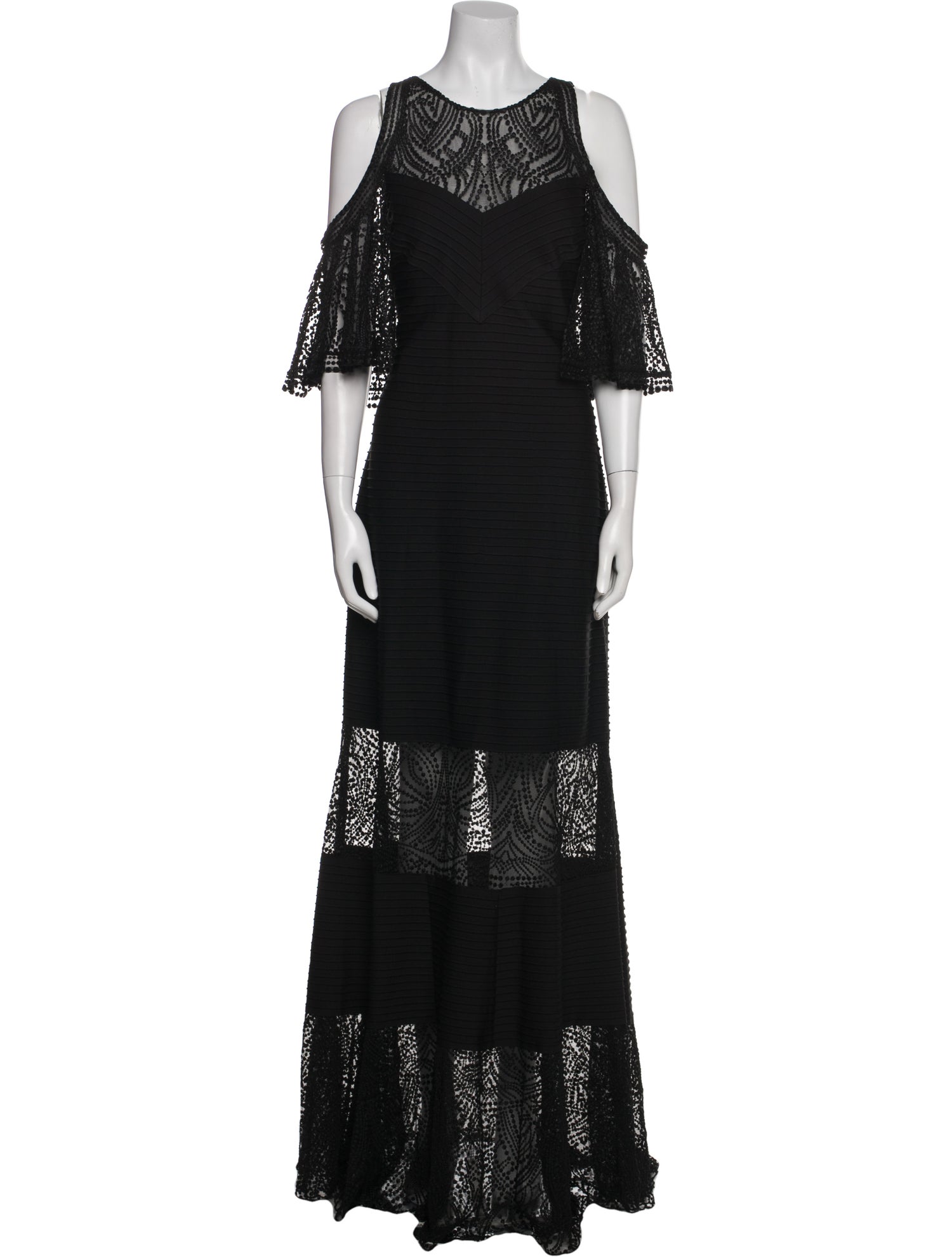 Tadashi Shoji Scoop Neck Long Dress