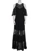 Tadashi Shoji Scoop Neck Long Dress