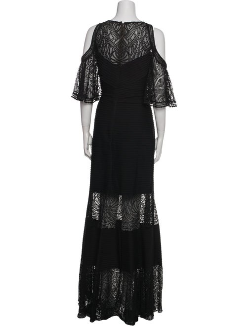 Tadashi Shoji Scoop Neck Long Dress