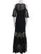 Tadashi Shoji Scoop Neck Long Dress